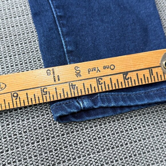 A Glow Womens Size 10S Blue Maternity High Waist Jeggings Stretch Denim - Picture 7 of 10